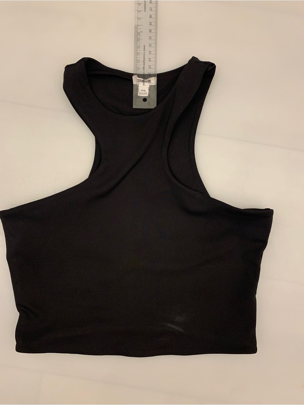 Garage Black Cutout Crop Top Size Small